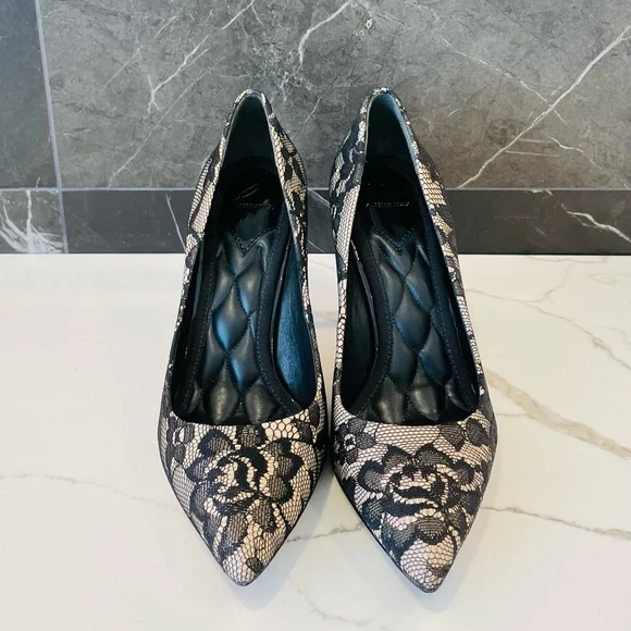 Brian Atwood Malika Lace Pumps - Picture 8 of 8